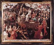CLAEISSENS, Pieter the Younger Allegory of the 1577 Peace in the Low Countries dfg oil painting